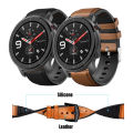 Leather Silicone Bracelet For Amazfit GTR 47mm Wrist Strap For Xiaomi Amazfit Pace / Stratos 1 2 3 / GTR2 / GTR 2e Watchband. 