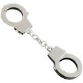 Manufacturers wholesale creative handcuff shape keychain metal small toy mini pendant car key ring gifts. 
