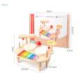 Xylophone Drum Set Learning Toy Multifunction Developmental Musical Instrument Toy Montessori for Children Toddlers Ages 3 4 5 6 Years Old. 