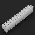 terminal blocks 3pcs white 12 way screw block electrical wire. 
