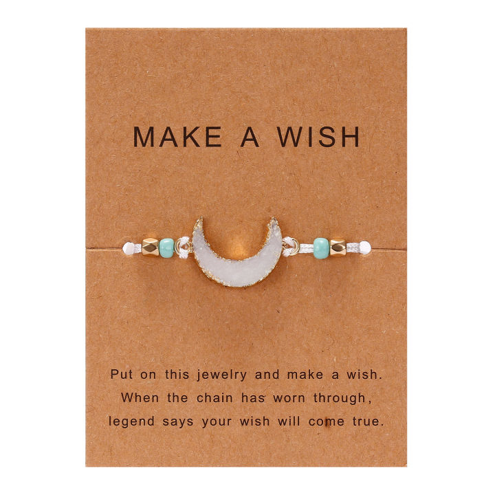 Friendship%20Women%20Make%20A%20Crystal%20Natural%20Stone%20Quartz%20Bracelet%20Stars%20Moon%20Gold%20Alloy%20Adjustable%20Paper%20Card%20Bracelet%20-%20Image%207