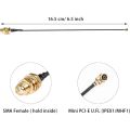 868MHz 915MHz LoRa Antenna with SMA Male Connector for Meshtastic LORA32 ESP32 LoRa OLED Board + 15cm IPEX Extension Cable. 
