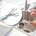 Sewer Pipeline Kitchen Home Toilet Drain Cleaning Narrow Bendable Curve Grabber Tools.