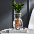 Mini Hydroponic Flower Pot Fish Tank Transparent Plastic Soilless Plant Pots Podazz. 
