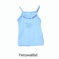 Fashionable 3 pcs Girls Summer Fancy Frock / Baby Girl Tops (Multicolor) tantop. 