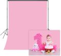 Pink Backdrop Photography Background - 5x9 feet Backdrop Background For Photography without stand. 