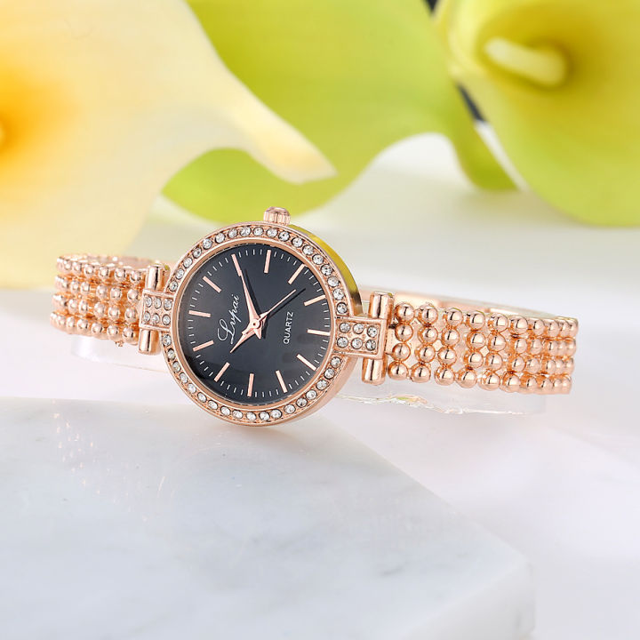 Fopul%20Mall%20Rose%20Gold%20Women's%20Quartz%20Bracelet%20Watch%20with%20Diamond-Set%20Dress%20Design,%20Perfect%20Gift%20for%20Women%20-%20Image%205