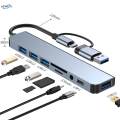 USB Type C Hub Adapter USB C Multiport Adapter for Type C Notebooks. 