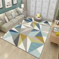 Modern Abstract Washable Floor Lounge Rug Geometric Carpets Living Room Sofa Cushion Simple Nordic Art Room Decor Bedside Mat.