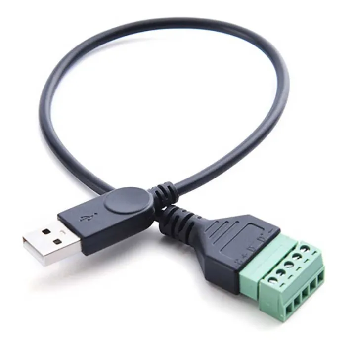 USB%202.0%20Female%20B%20Micro%20usb%20mini%20usb%20Type-C%20Male%20to%205%20Pin%20Female%20Bolt%20Screw%20Connector%20with%20Shield%20Terminal%20Plug%20Adapter%20Cable%201ft%20-%20Image%206