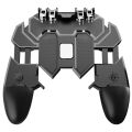 【Be worth】 PUBG Controller AK66 Six Finger Gamepad Triggers Pubg Metal Trigger Joystick Control Pubg For IOS Android Game Pad Eatop.