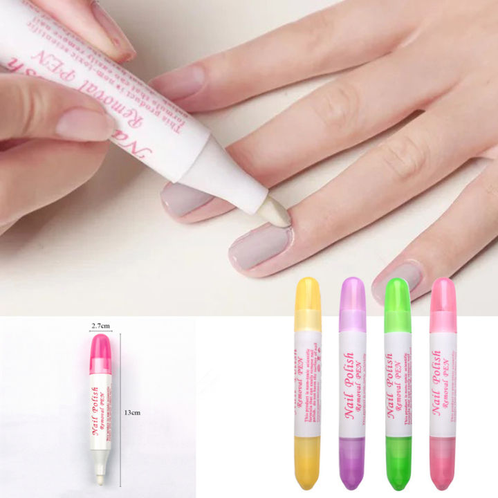 1 Pc Nail Art Corrector Pen Remove Mistakes + 3 Tips Newest Nail Polish Corrector Pen Cleaner Erase Manicure Tools Lateil
