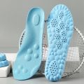 Unisex 4D Massage Shoes Pad Super Soft Latex Sports Insole For Feet Running Basket Shoe Sole Arch Support Orthopedic Inserts. 