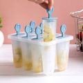 Popsicle Molds Set of 8 Frozen Ice Pop Maker for Homemade Popsicles Easy Release DIY Kids Ice Cream. 