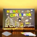 Led Note Board With Colors Led Letter Message Board Note Glass With 7 Colorful Pens Erasable Neon Sign Clear Glass Writing Board Shapewear. 