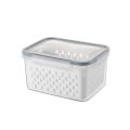 Refrigerator Storage Box Fridge Organizer Fresh Vegetable Fruit Boxes Drain Basket Storage Containers Pantry Kitchen Organizer. 