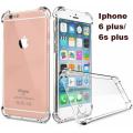 Transparent Soft Silicone Back Case for iPhone 6s Plus, Breakproof, Shockproof.
