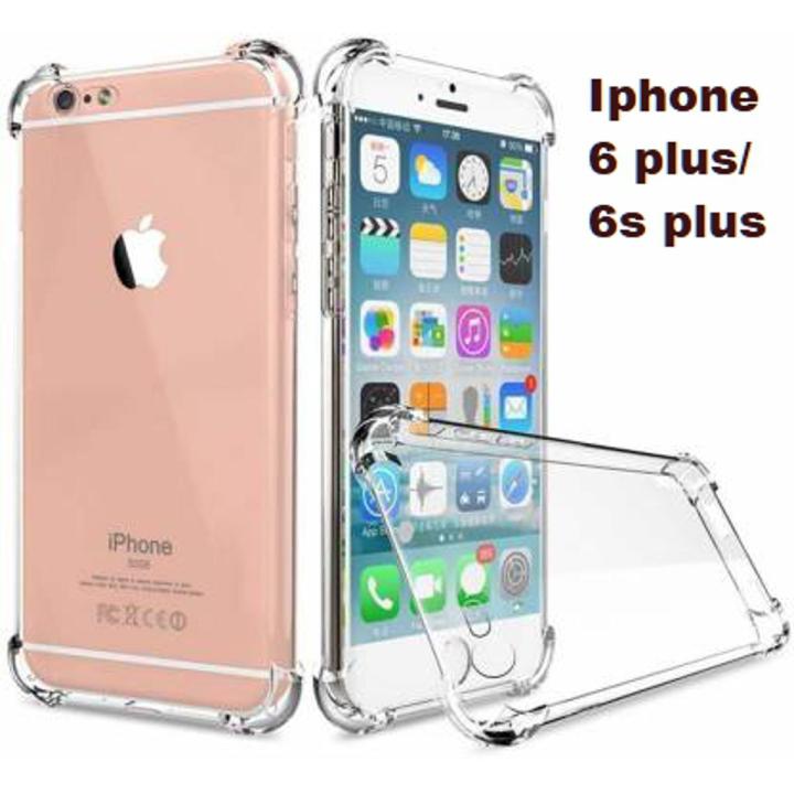 Transparent Soft Silicone Back Case for iPhone 6s Plus, Breakproof, Shockproof