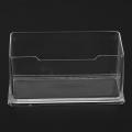 Clear Desktop Business Card Holder Display Stand Acrylic Plastic. 