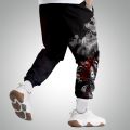 Harajuku Jogger Trousers Streetwear Japanese Style Anime Sweatpants Men Multi Pocket Long Cargo Pant Pants Plus Size 4XL 5XL 6XL.