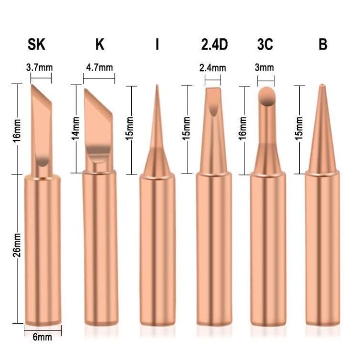 6Pcs/set%20Pure%20Copper%20900M-T%20Solder%20Iron%20Tip%20Lead-free%20Solder%20Tip%20Welding%20Head%20Encounter%20Easy%20To%20Replace%20Electric%20Soldering%20Iron%20Tip%20Tool%20-%20Image%202