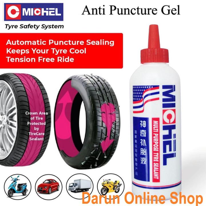 Michel Multi Purpose Tyre Sealant 500ml, Liquid Tire Sealant, Tire Repair Gel for Tire Fix Sealant