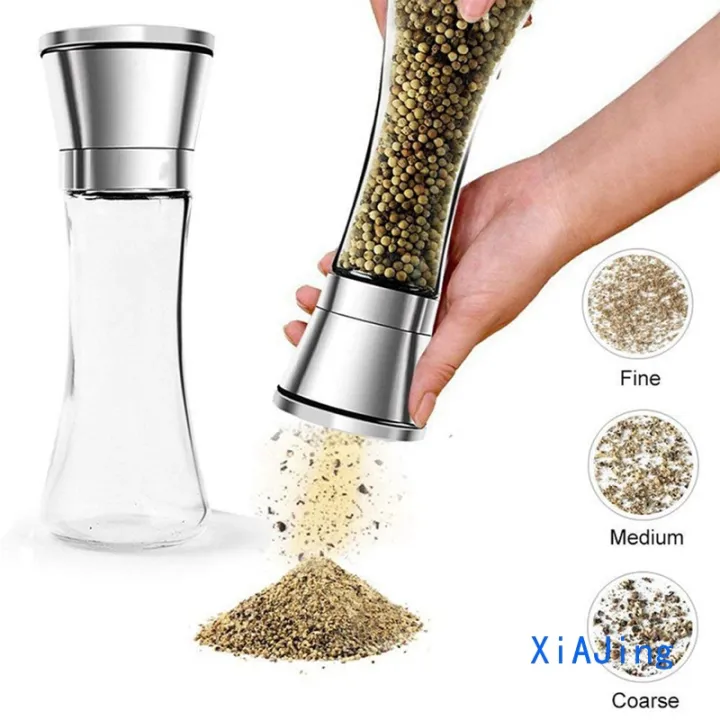 Xiajing%20Stainless%20Steel%20Salt%20Grinder%20Pepper%20Shaker%20with%20Adjustable%20Coarseness%20Pepper%20Mill%20Spice%20Jar%20Containers%20Kitchen%20Accessories%20Cooking%20Tool%20-%20Image%203