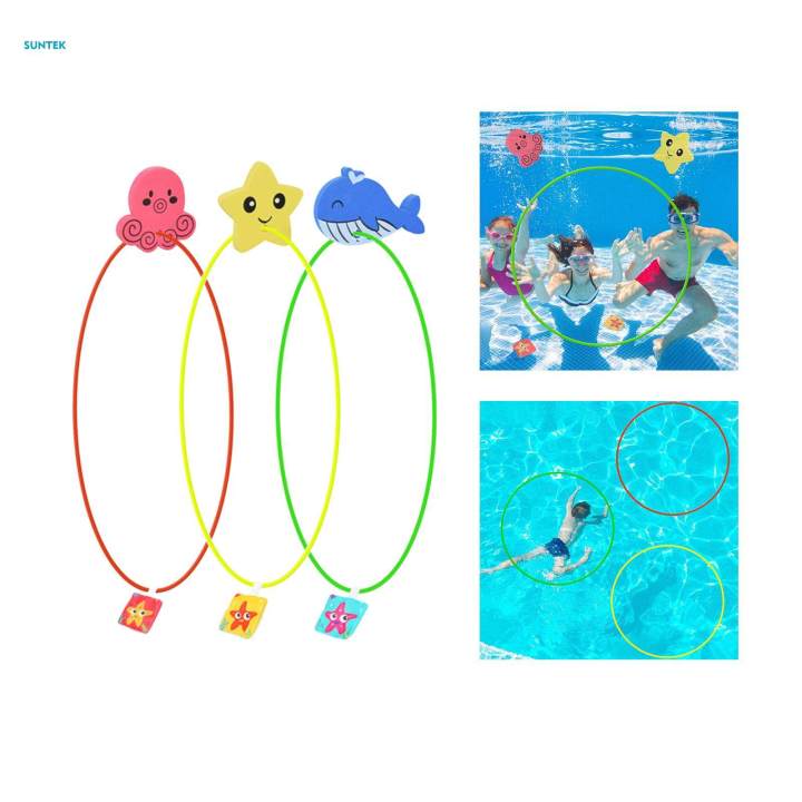 Float Sand Bag Water Toys Swimming Water Rings 3pcs