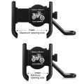 03-H2 High Quality Metal bike Mobile Holder Motorcycle Mobile Phone Bracket Mountain Bike Aluminum Alloy Mobile Phone Holder Mobile Stand.
