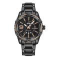 Navi Force Nf9117 - Black Stainless Steel Analog Watch For Men - Rosegold & Black - Watch.