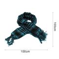 100cm Cotton Square Women Scarf Plaid Pattern Keffiyeh Scarf Autumn Tassel Scarf Hijabs For Woman Long Scarf Scarves bolsos.