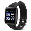 116 Plus Smart Watch Heart Rate Watch Smart Wristband Blood Pressure Heart Rate Pedometer Fitness Tracker Smart Bracelet Sports Watches Smart Band Waterproof/ water rasistance Smartwatch Android All Compatible. 