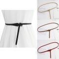 Fashion Knot Belts Soft Knotted Strap Belt Long Dress Accessories Lady Waistband.