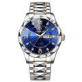 Binbond 2521 Men's Luxury Fashion Stainless Steel Waterproof Quartz Movement Wrist-Watch For men. 
