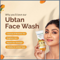 Mamaearth Ubtan Natural Glow Face Wash | Helps Reduce Tanning & Sun Damage | Gently Cleanses Dirt & Excess Oil | Enriched with Turmeric & Saffron I 100ml I India. 