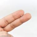 White Stone Nose Ring Single Piece Fashion Jewelry Accessory.