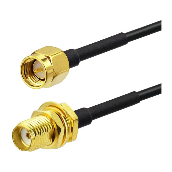 Rgeek%205m%20Rg174%20Sma%20Male%20To%20Female%20Extension%20Cable%20Copper%20Feeder%20Wire%20For%20Coax%20Coaxial%20Wi-Fi%20Wifi%20Network%20Router%20Antenna%20-%20Image%202