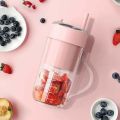Portable mini fresh electric juicer blender 330ml Juicer with handle fruit mixers Smoothie Maker Portable Mixer Rechargeable Blender. 