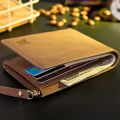 Men Wallets Leather Wallet Money Bag Credit Card Holder Dollar Bill Wallet Clutch Purse for Boy Short Wallets Cartera Hombre New. 