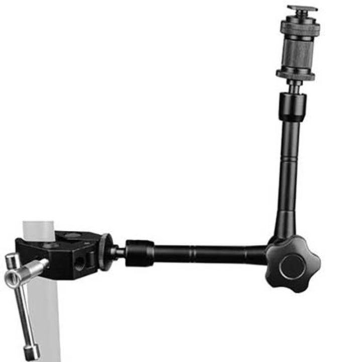 Magic%20Arm%20With%20Super%20Clamp%2011%20inch%20Articulating%20Friction%20Crab%20Clamp%20With%201/4%20inch%20And%203/8%20inch%20Thread%20For%20Dslr%20Camera%20Rig,%20Monitor,Led%20Lights%20And%20Flash%20Light%20-%20Image%208