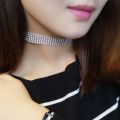 Rhinestone Choker Necklace For Women Party Accessories Jewelry - Necklace For Girls. 