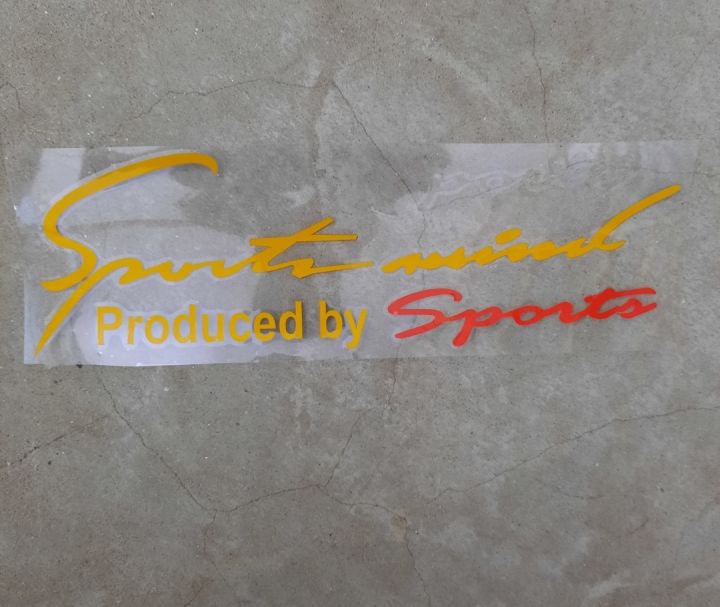 Car Styling Sports Mind Sticker Emblem Badge Decal Auto Headlight Bonnet Sticker - Car Accessories