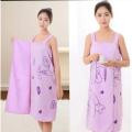 Bath dress Bath Gown bath towel Home Nightwear Microfiber Women Bathrobe.