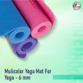 Mulicolor Yoga Mat For Yoga - 6 mm.