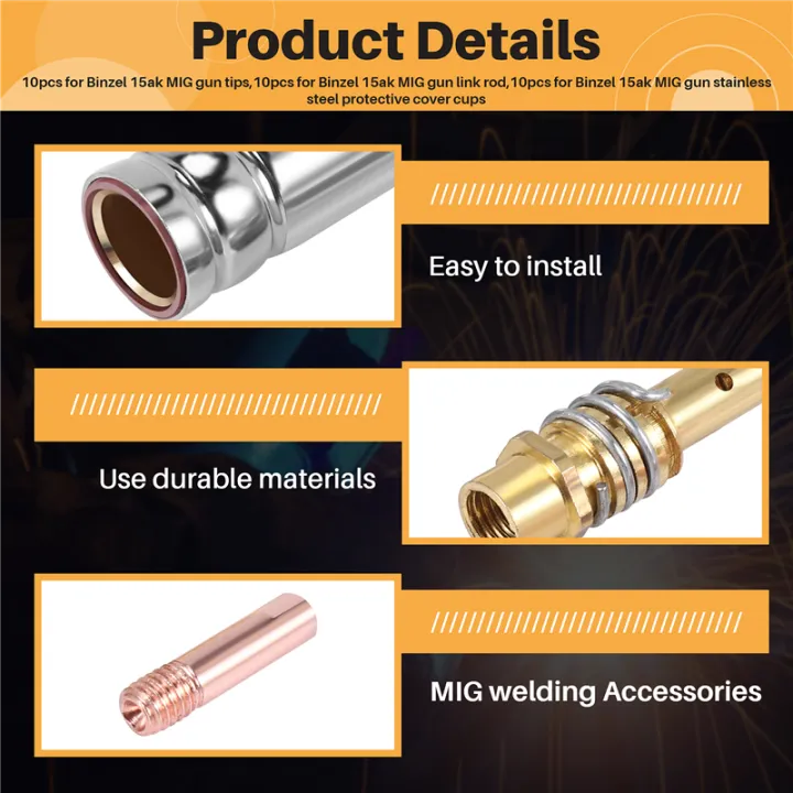 30Pcs%2015AK%20Torch%20Machine%20Consumables%20MIG%20Torch%20Gas%20Nozzle%20Tips%20Holder%20for%20MIG%20Welding%20Machine%20-%20Image%203