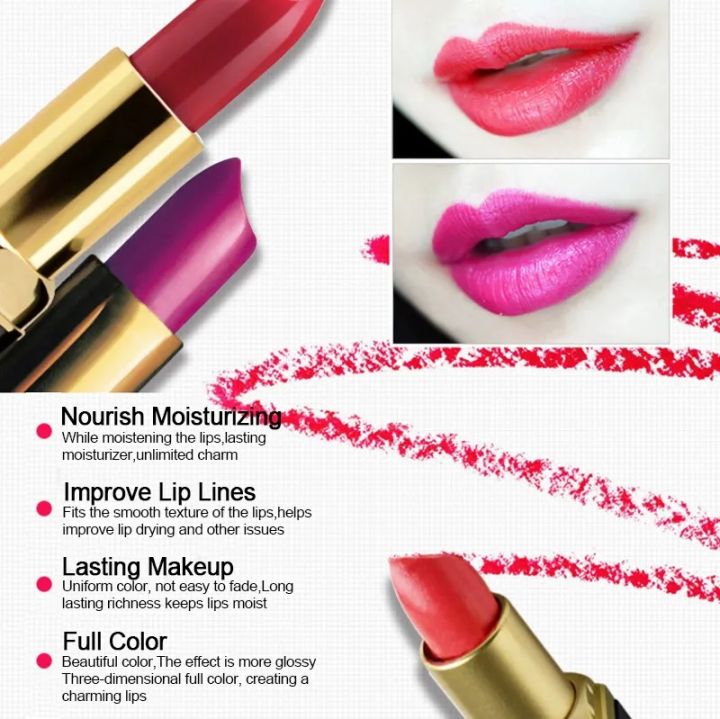 BIOAQUA%20Waterproof%20lipstick%20Long%20Lasting%20Nude%20makeup%20lipstick-%203.8g%20-%20Image%204