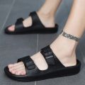Summer Men Sandals Fashion Couples Beach Sandals Anti-Slip Lightweight Clogs Men Comfortable Jelly Sandal Unisex Garden Slippers. 