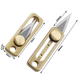 Mini Capsule Pocket Keychain Anti-Cutter Portable Tools Keychain kits Stationary Scissors.