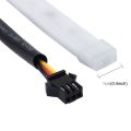(New)1.5m Car Auto Waterproof Universal Four Color Rear Flowing Light Tail Box Lights with Tail Light Controller, Ice Blue Light Driving Light, White Light Reversing Light, Red Light Brake Light, Yellow Light Turn Signal Light, LED Lamp Strip Tail Decorat. 