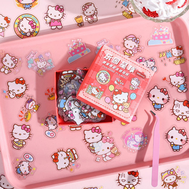 100Pcs/Box%20Sanrio%20Kawaii%20Stickers%20Mymelody%20Kuromi%20Cute%20Anime%20Cartoon%20Decoration%20Stickers%20Stationery%20Transparent%20DIY%20Waterproof%20PVC%20Stickers%20for%20Children%20Girls%20Toys%20Gifts%20-%20Image%203